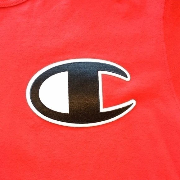 CHAMPION Large Logo Red T-Shirt, Men’s XL - Picture 2 of 4